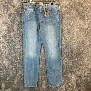J Crew Jeans Mens 30x30 Light Wash 484 Slim Fit 100% Cotton Midrise Denim New